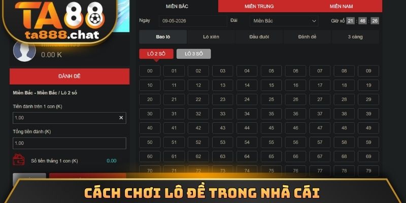 Cách chơi lô đề trong nhà cái 
