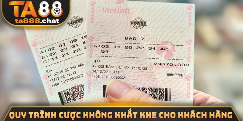 Quy trình cược không khắt khe cho khách hàng